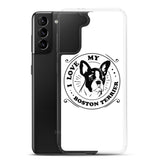I Love My Boston Terrier Samsung Phone Case