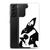 Boston Terrier Head Tilt Samsung Phone Case