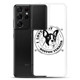 I Love My Boston Terrier Samsung Phone Case