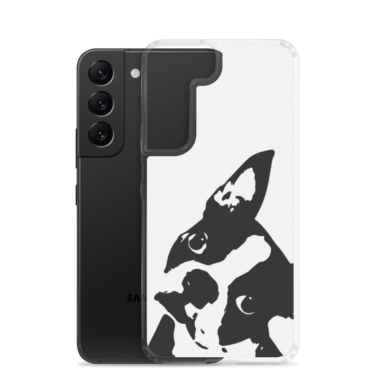 Boston Terrier Head Tilt Samsung Phone Case