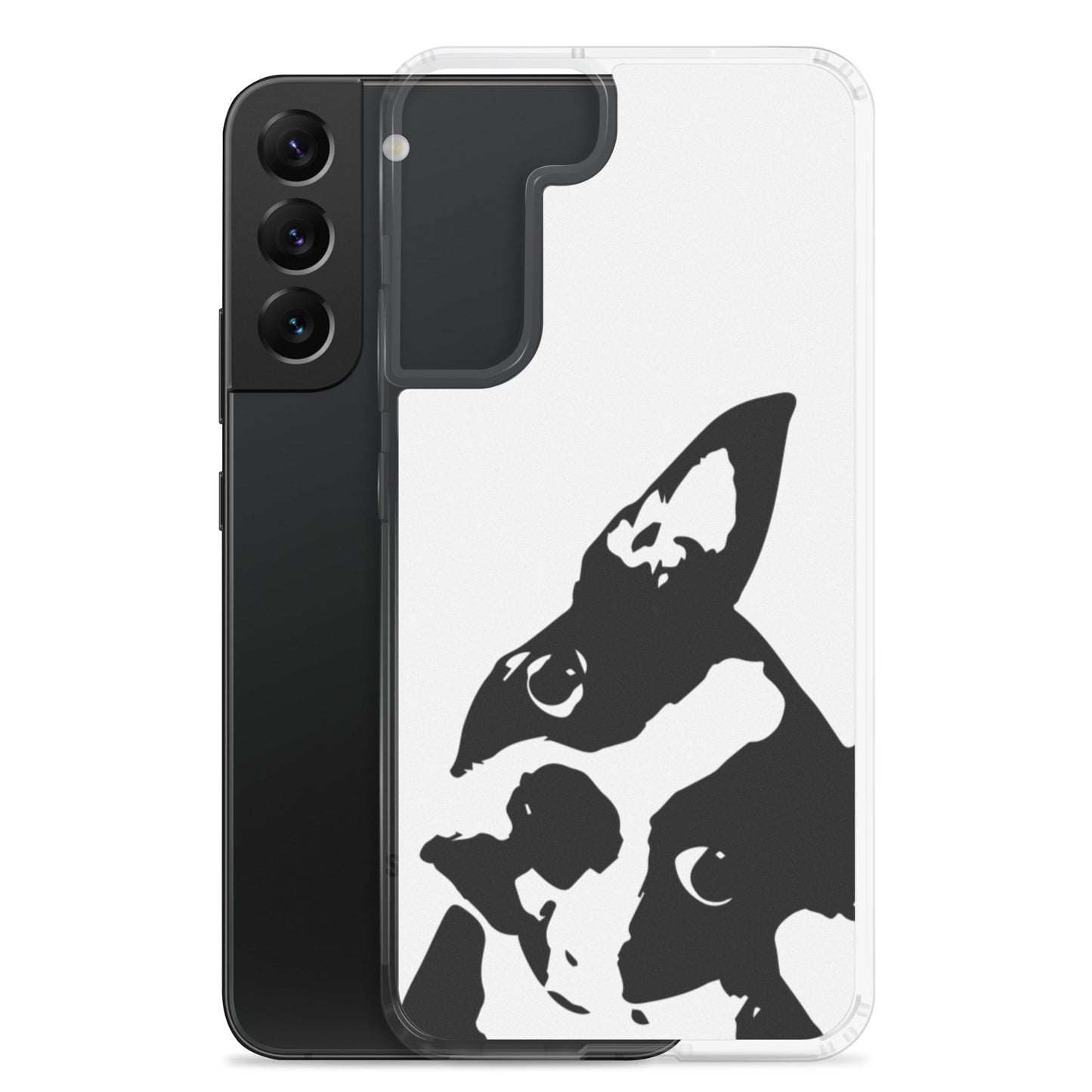Boston Terrier Head Tilt Samsung Phone Case