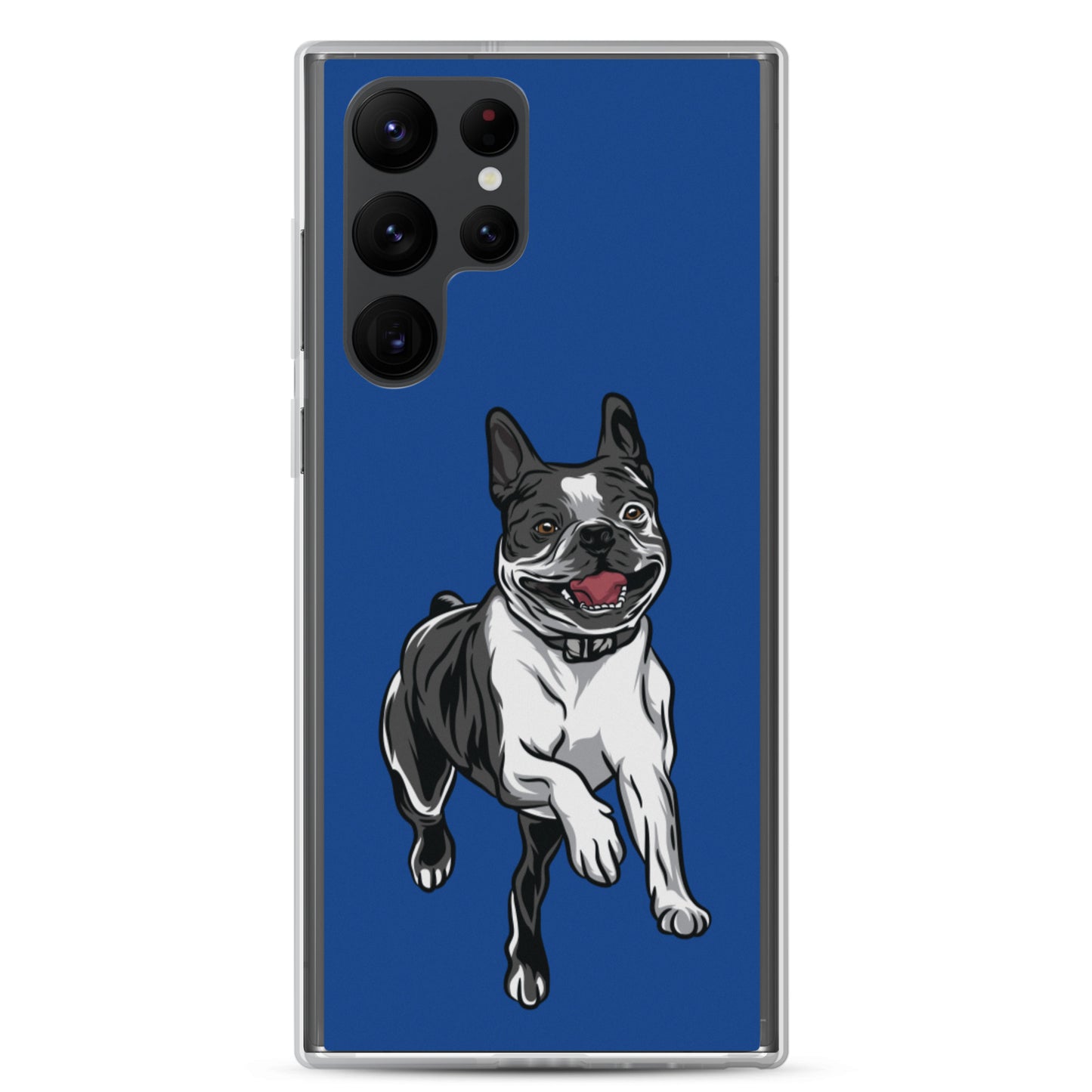Boston Terrier Samsung Phone Case - Blue