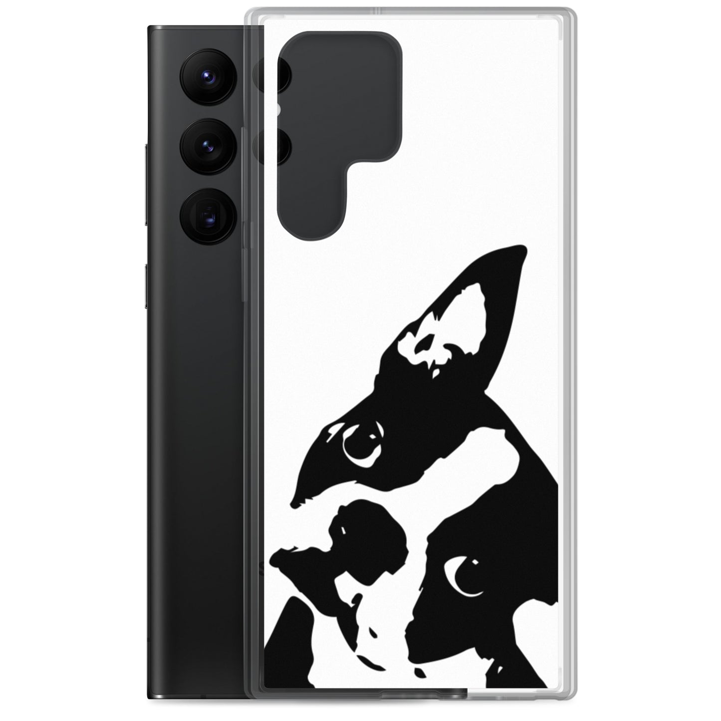 Boston Terrier Head Tilt Samsung Phone Case