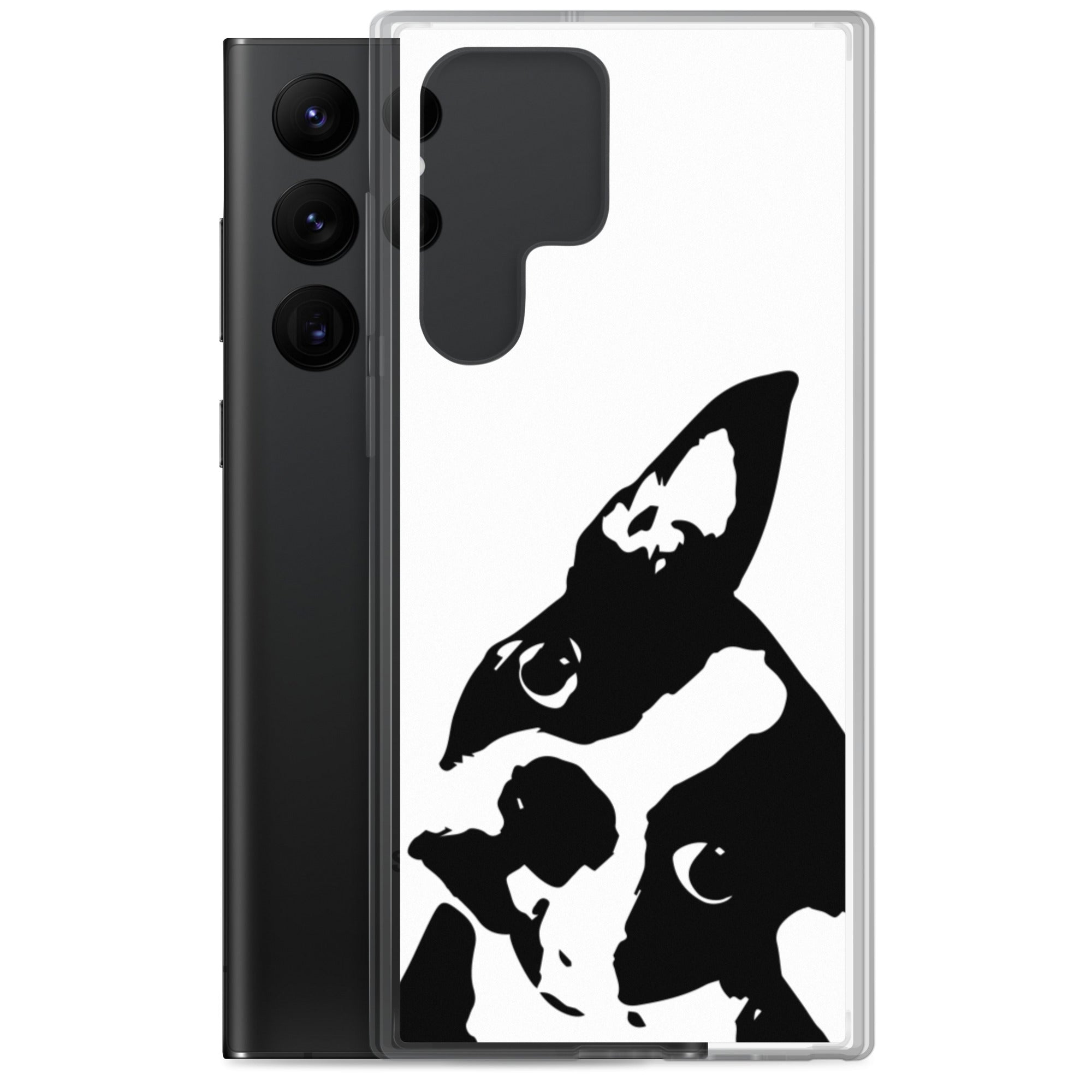 Boston Terrier Head Tilt Samsung Phone Case