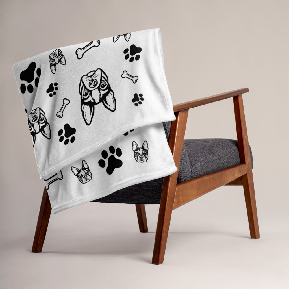 Boston Terrier Soft Blanket