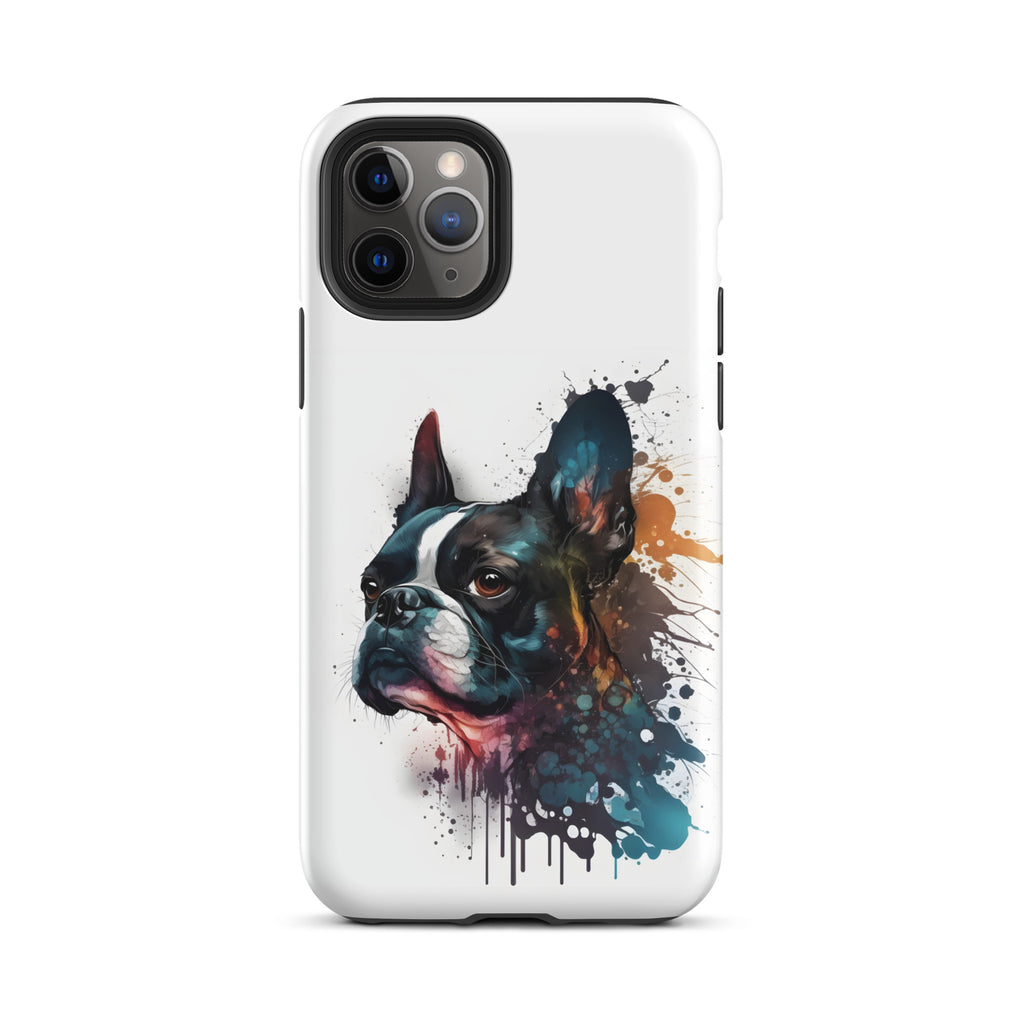 Boston Terrier Art on Tough Case for iPhone