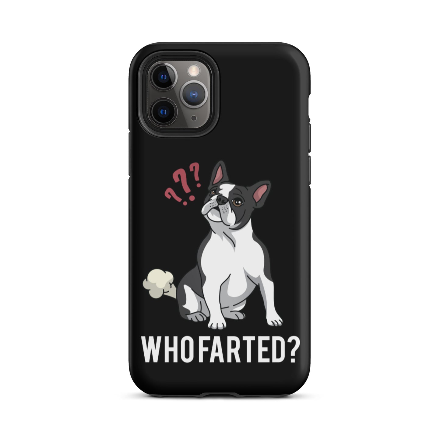 Who Farted Tough iPhone case