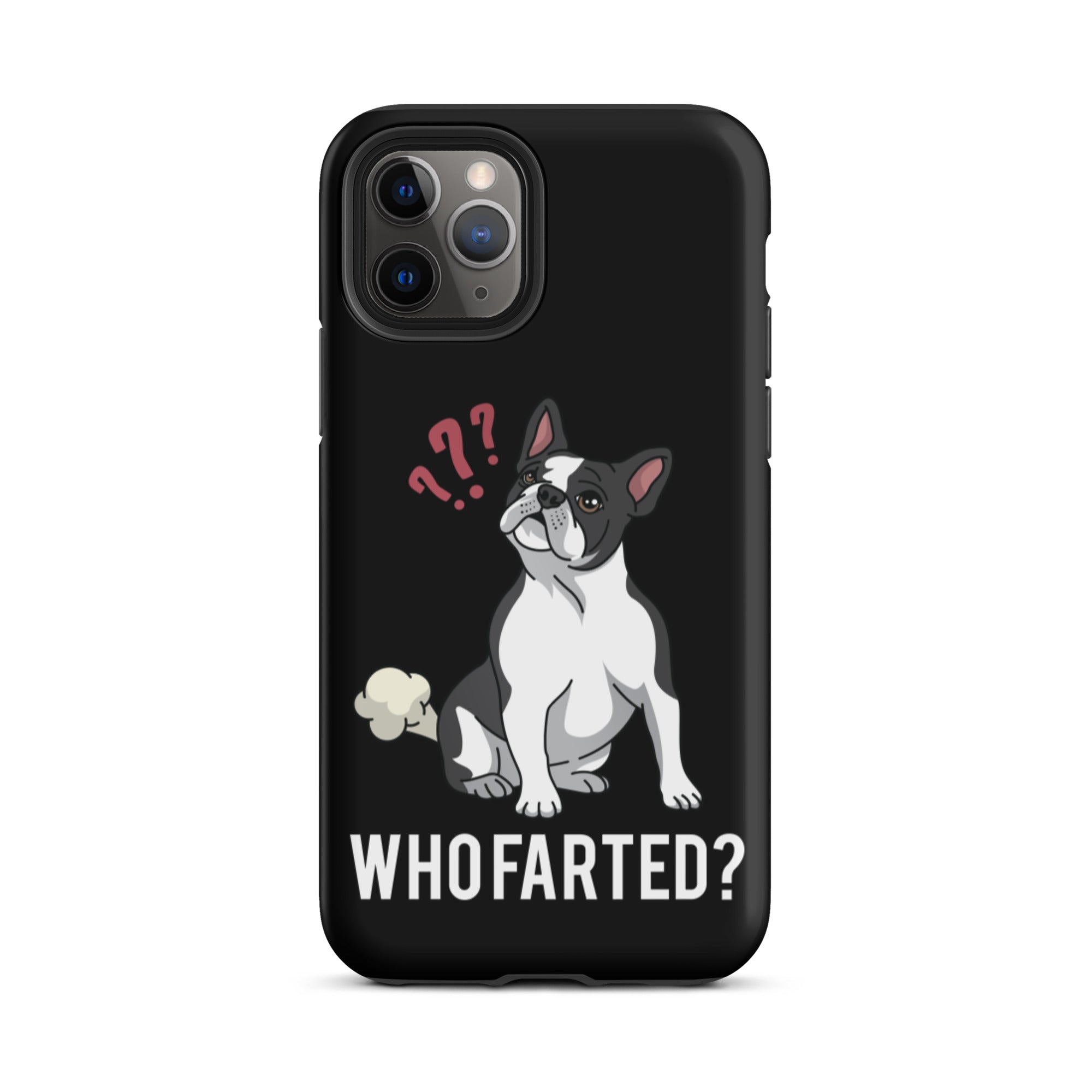 Who Farted Tough iPhone case