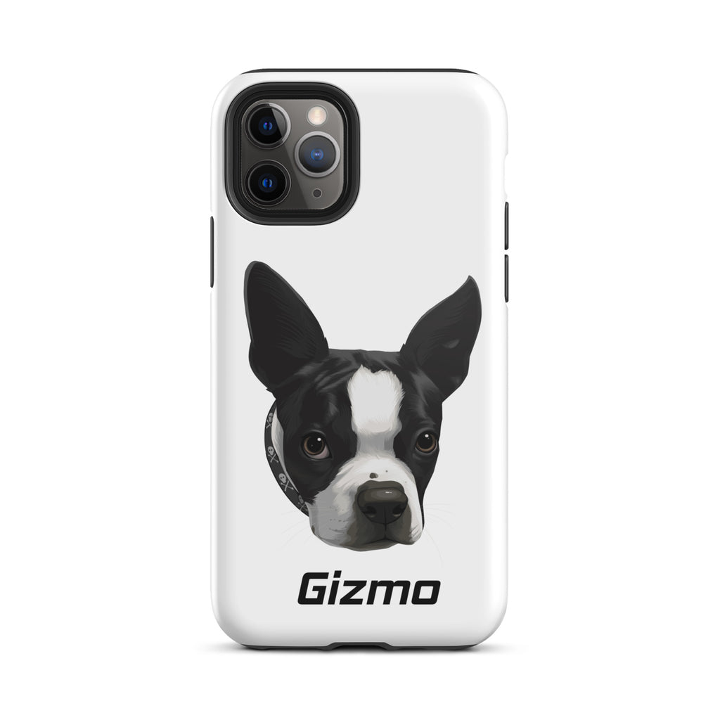 Custom Tough iPhone Case Boston Terrier Dog Portraits
