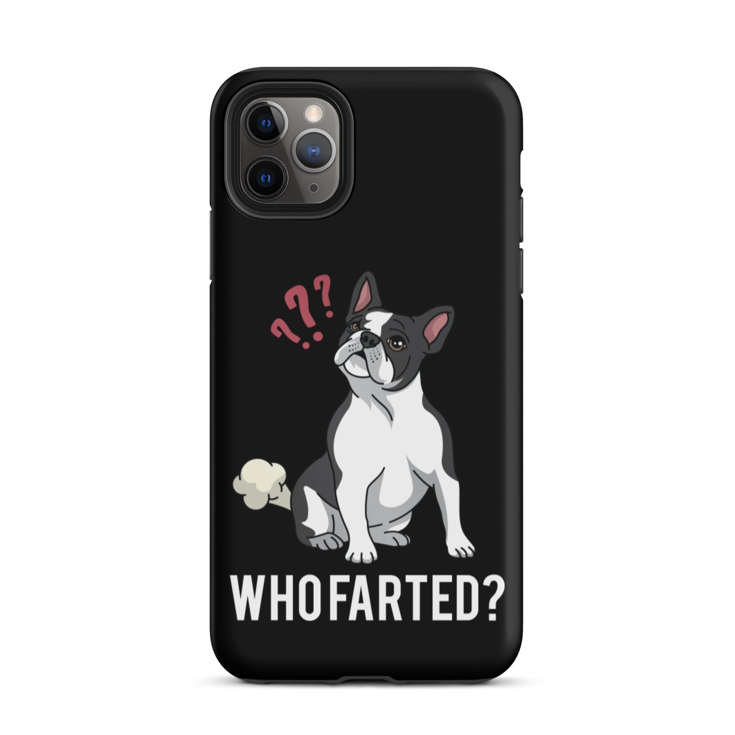 Who Farted Tough iPhone case