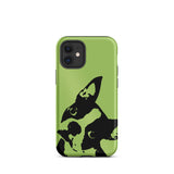 Boston Terrier Head Tilt Tough iPhone case - Conifer