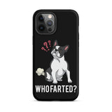 Who Farted Tough iPhone case