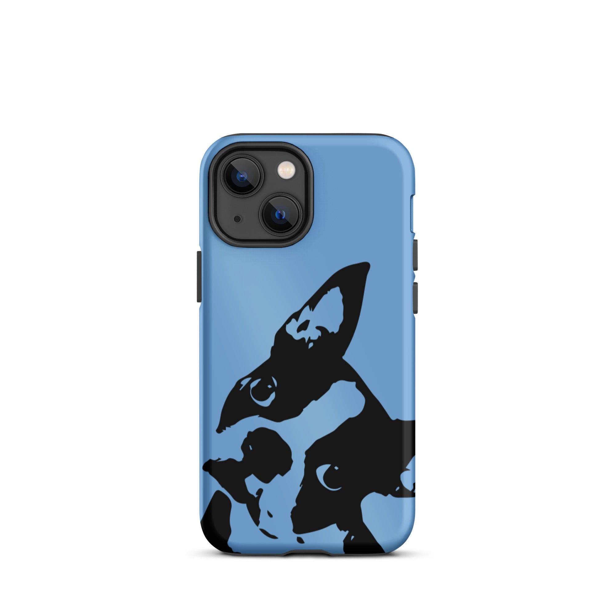 Boston Terrier Head Tilt Tough iPhone case - Jordy Blue