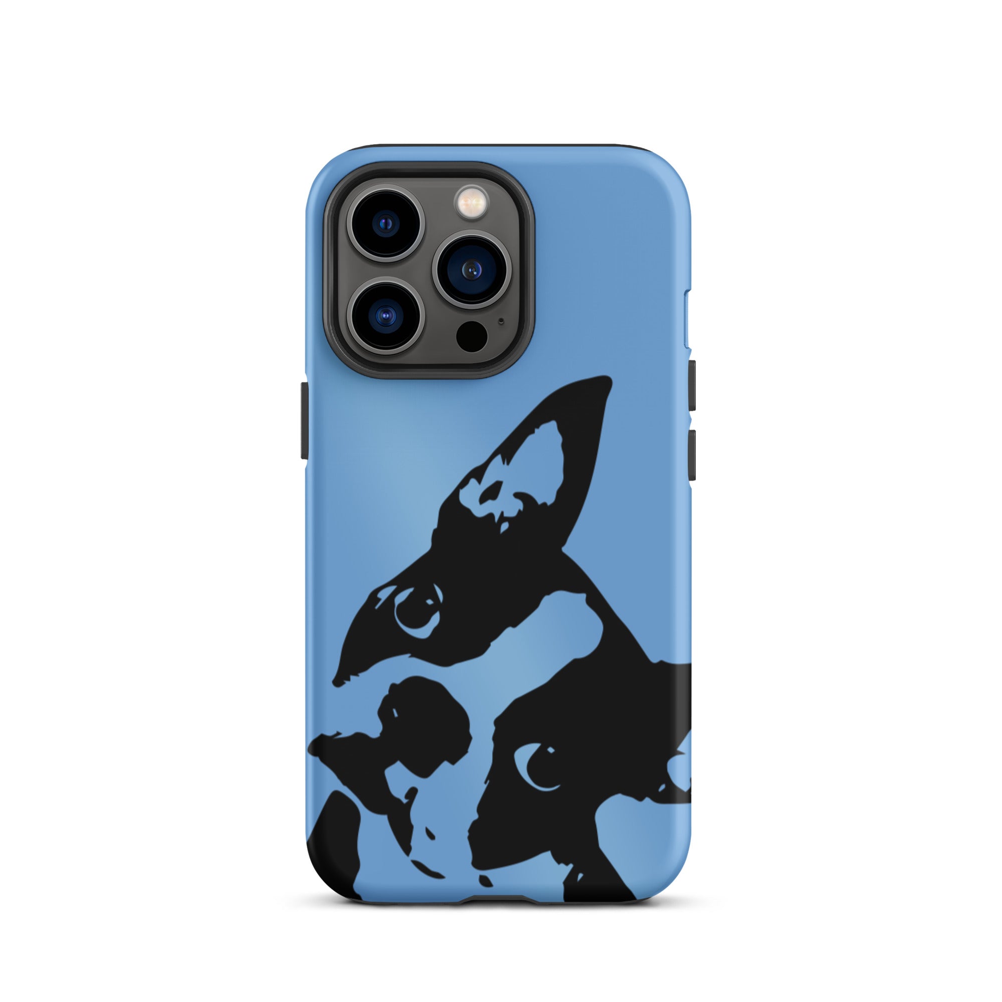 Boston Terrier Head Tilt Tough iPhone case - Jordy Blue