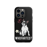 Who Farted Tough iPhone case