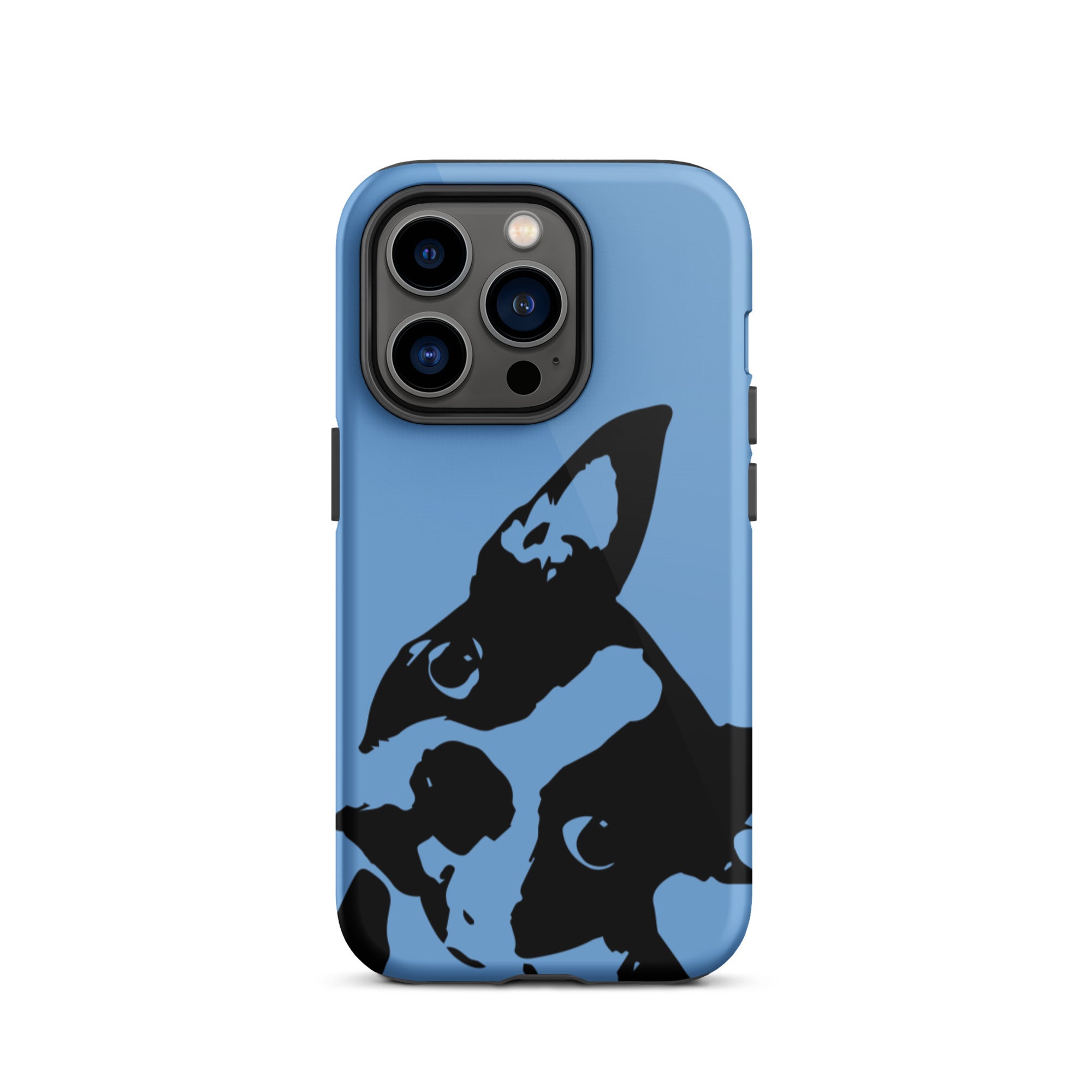 Boston Terrier Head Tilt Tough iPhone case - Jordy Blue
