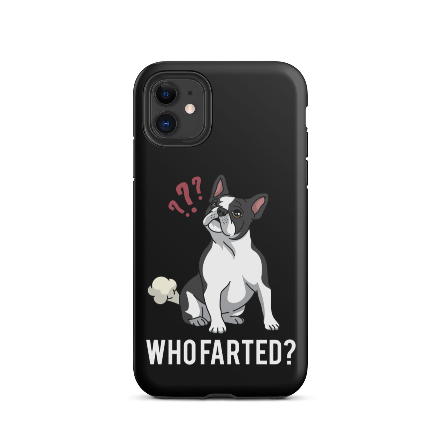 Who Farted Tough iPhone case