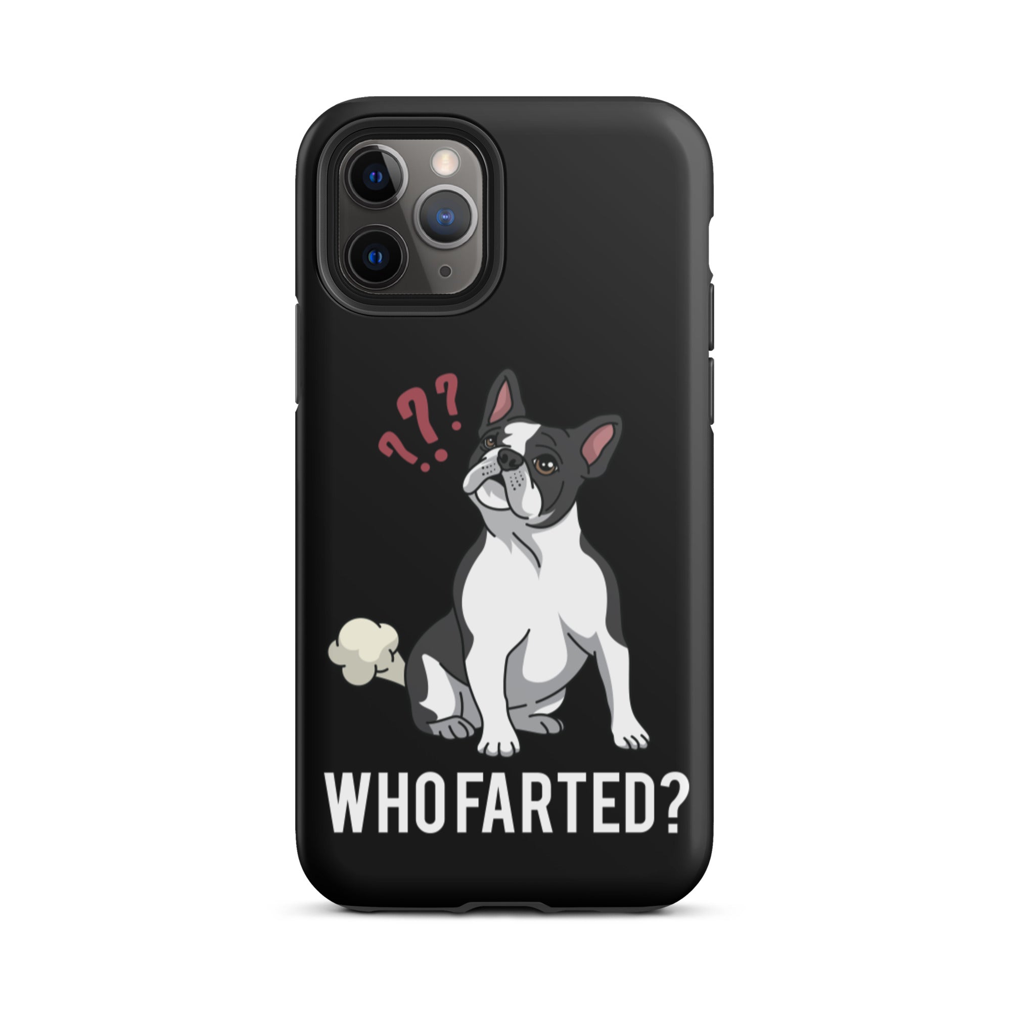 Who Farted Tough iPhone case