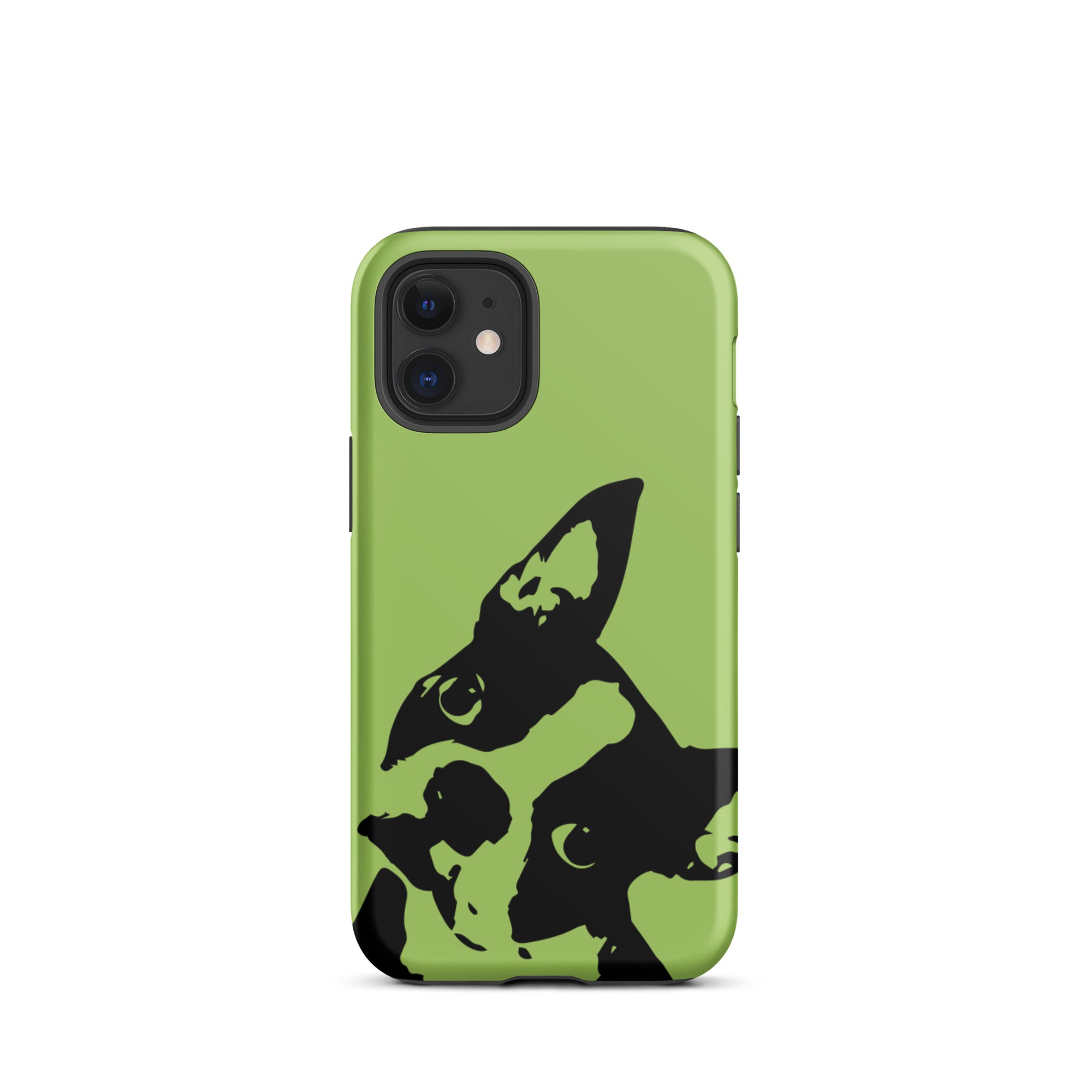 Boston Terrier Head Tilt Tough iPhone case - Conifer