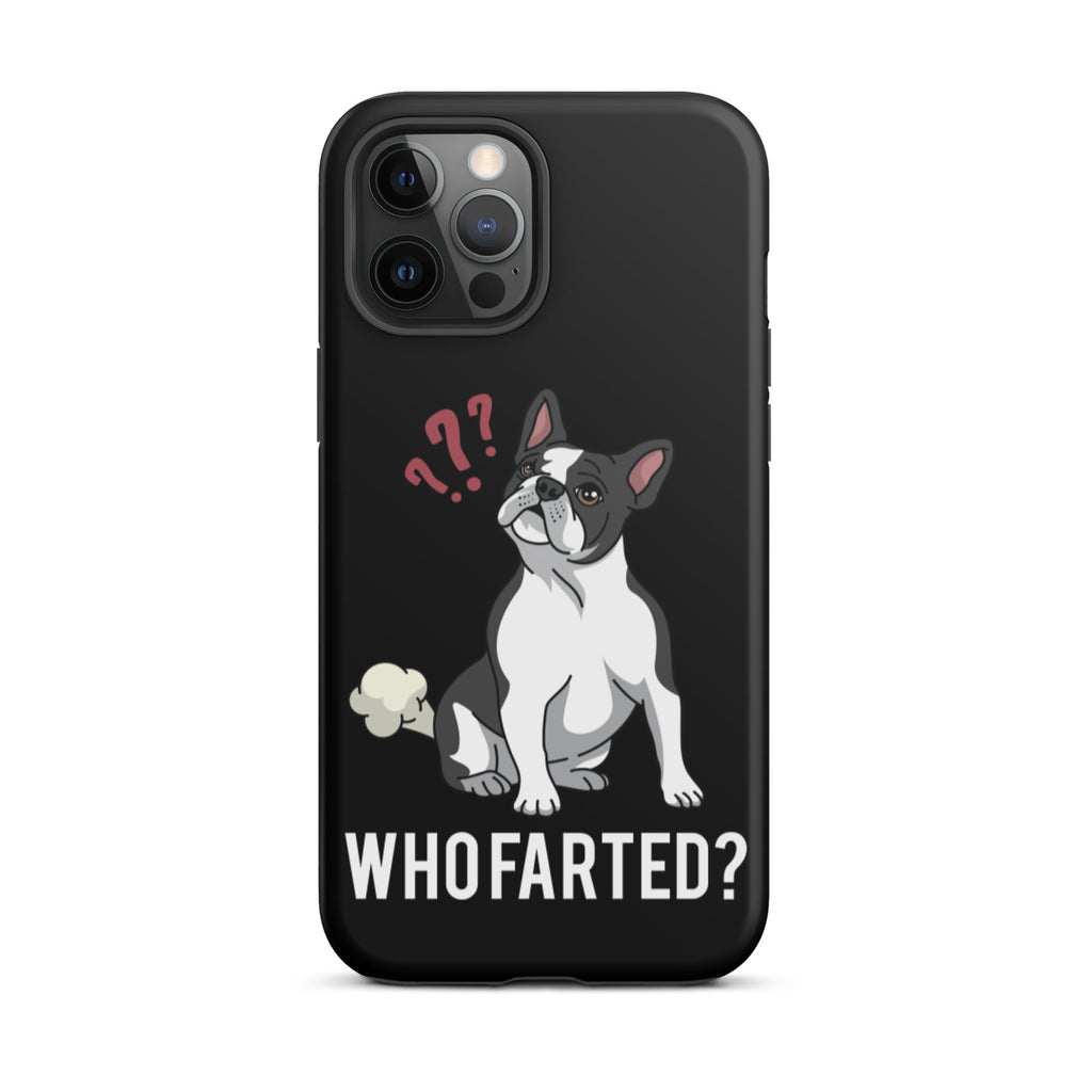 Who Farted Tough iPhone case