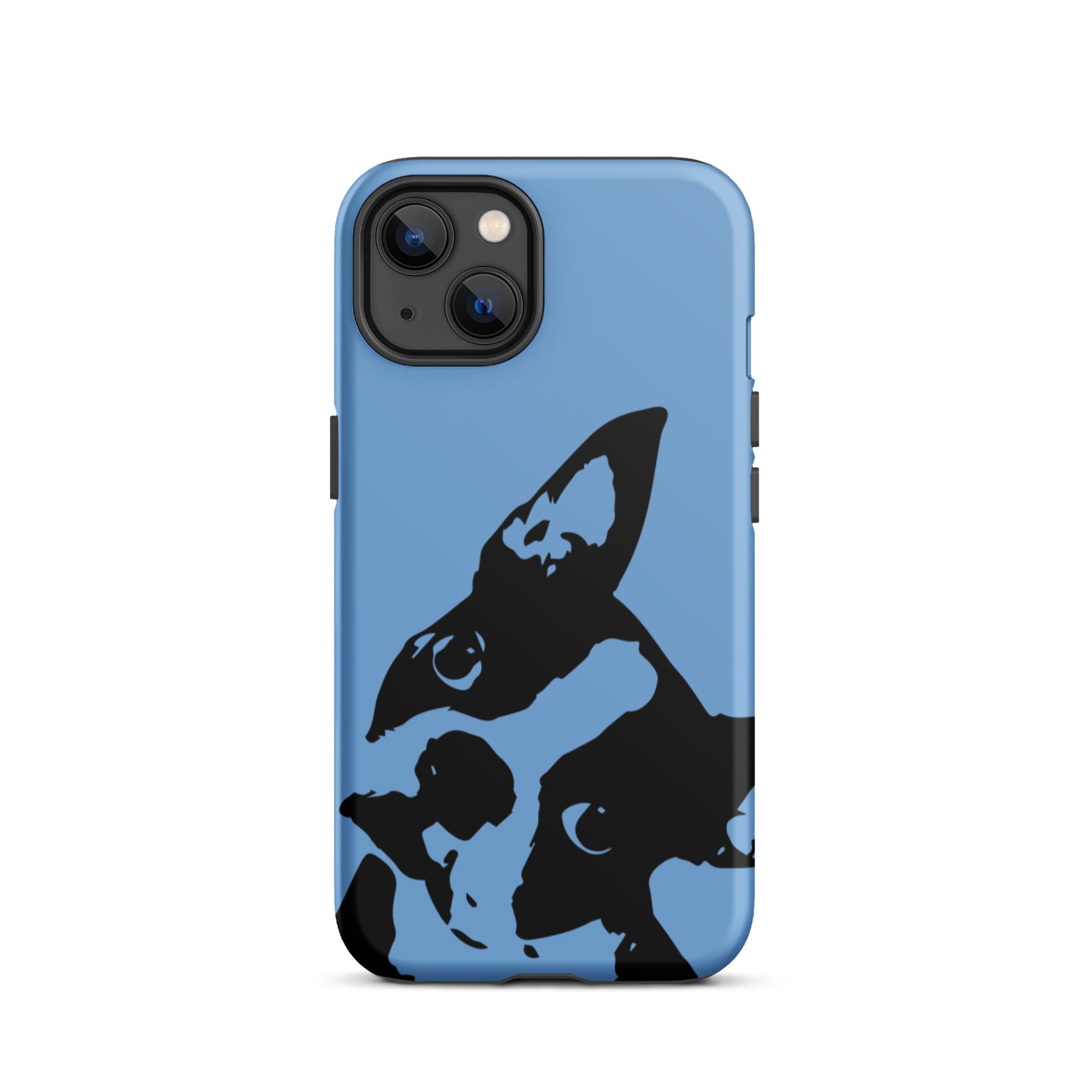 Boston Terrier Head Tilt Tough iPhone case - Jordy Blue