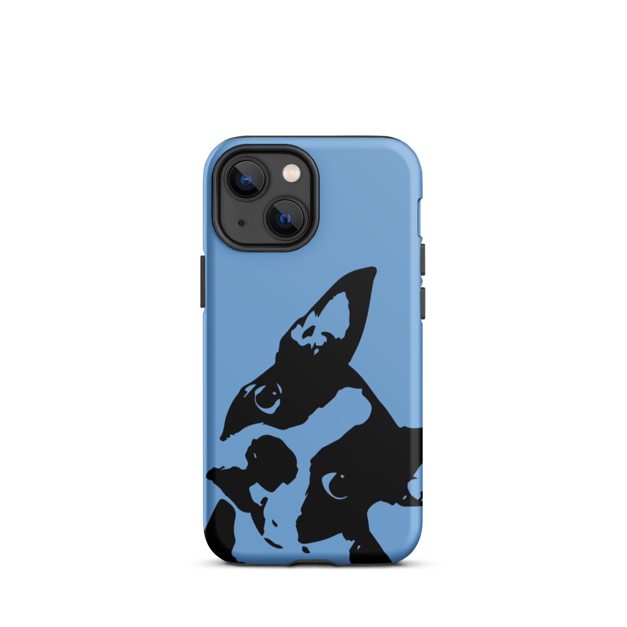 Boston Terrier Head Tilt Tough iPhone case - Jordy Blue