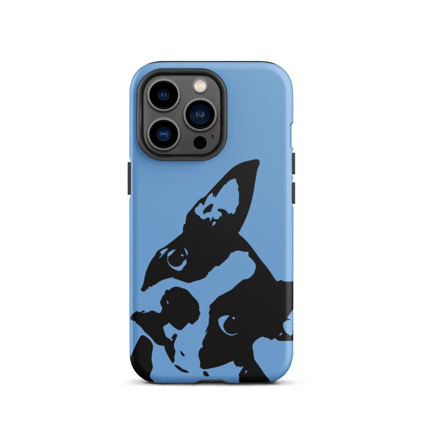 Boston Terrier Head Tilt Tough iPhone case - Jordy Blue