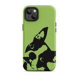 Boston Terrier Head Tilt Tough iPhone case - Conifer