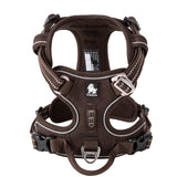 TrueLove Dog Harness No-Pull with Front Clip - Brown Color
