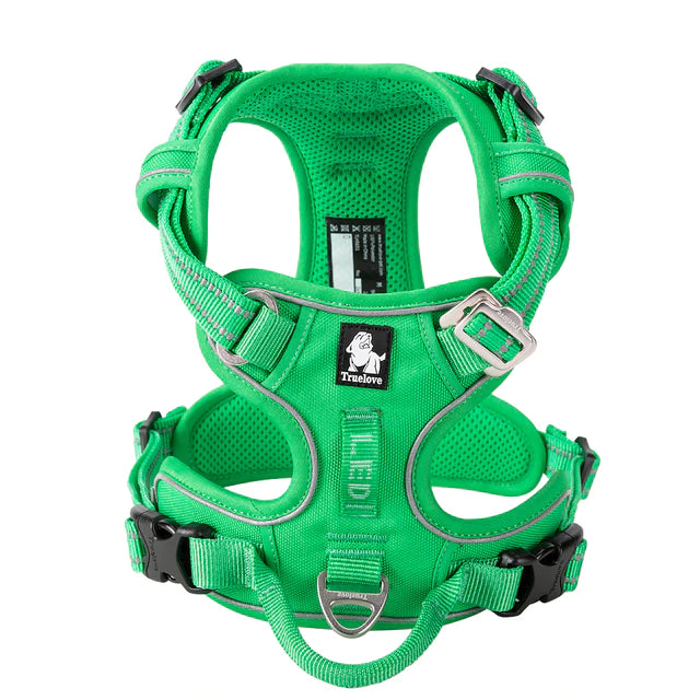 TrueLove Dog Harness No-Pull with Front Clip - Green Color