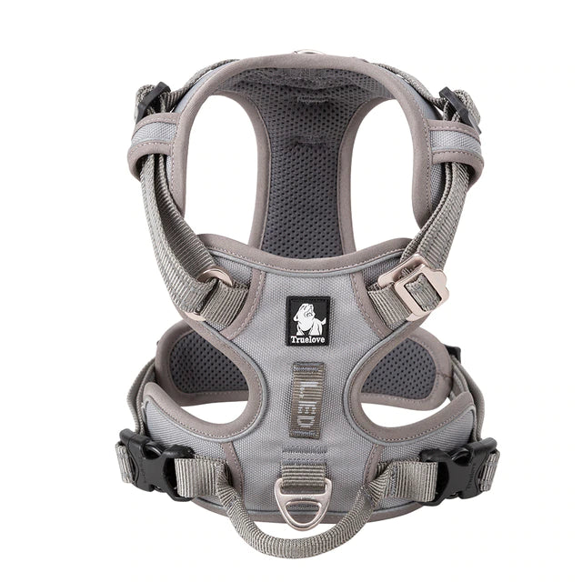 TrueLove Dog Harness No-Pull with Front Clip - Grey Color