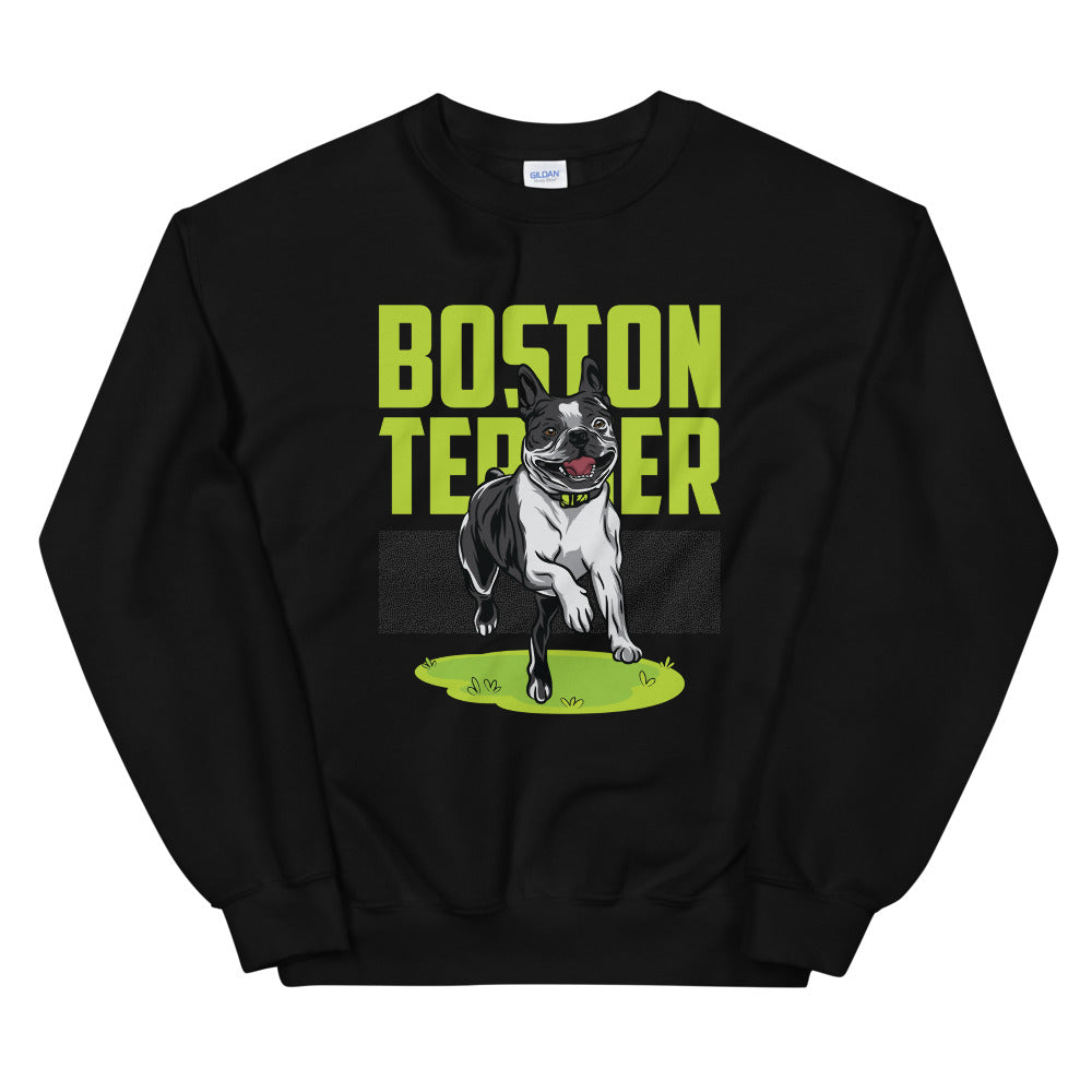 Happy Boston Terrier Sweatshirt