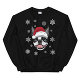 Christmas Flakes Boston Terrier Sweatshirt