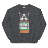 Anti Depressant Boston Terrier Unisex Sweatshirt