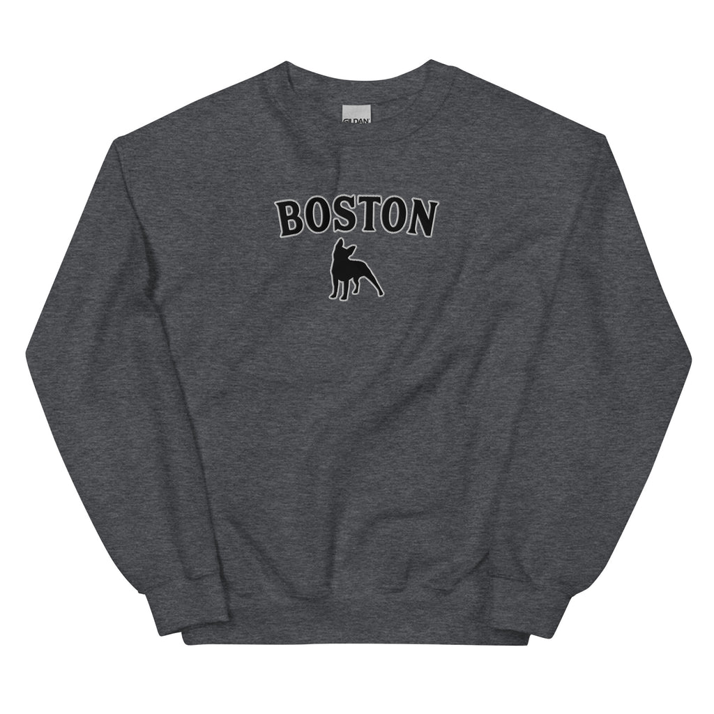 Boston Terrier Embroidered Sweatshirt