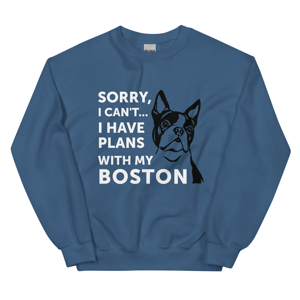 Sorry I Can't... I Have Plans With My Boston Sweatshirt