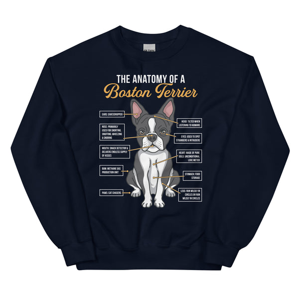 The Anatomy Of A Boston Terrier Sweatshirt