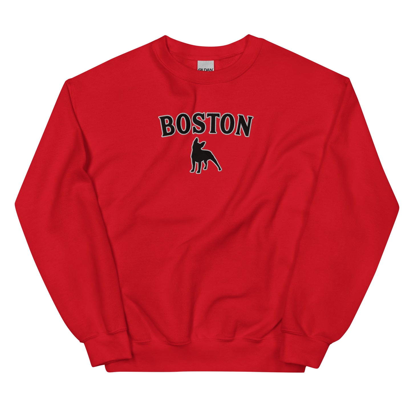 Boston Terrier Embroidered Sweatshirt