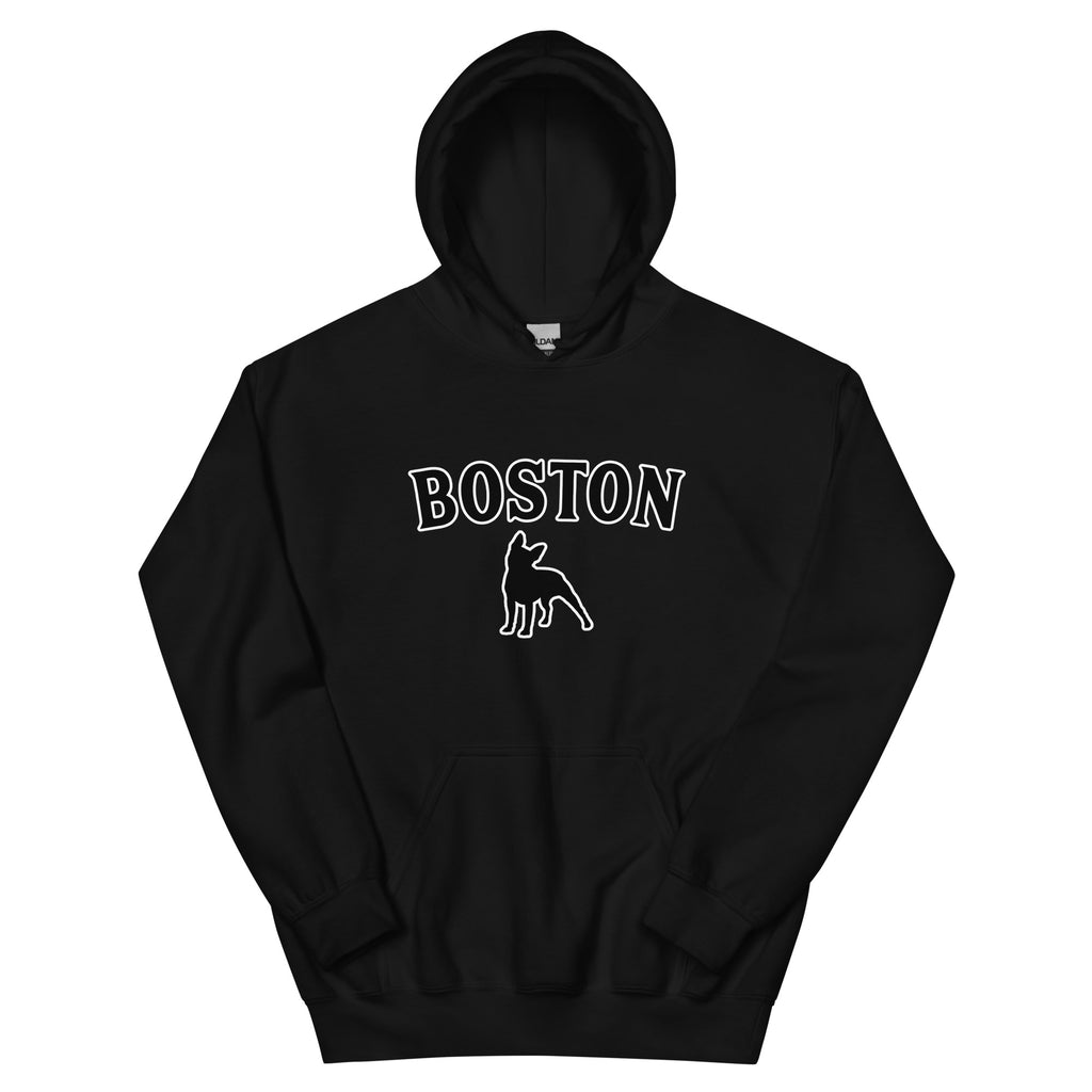 Boston Terrier Embroidered Hoodie