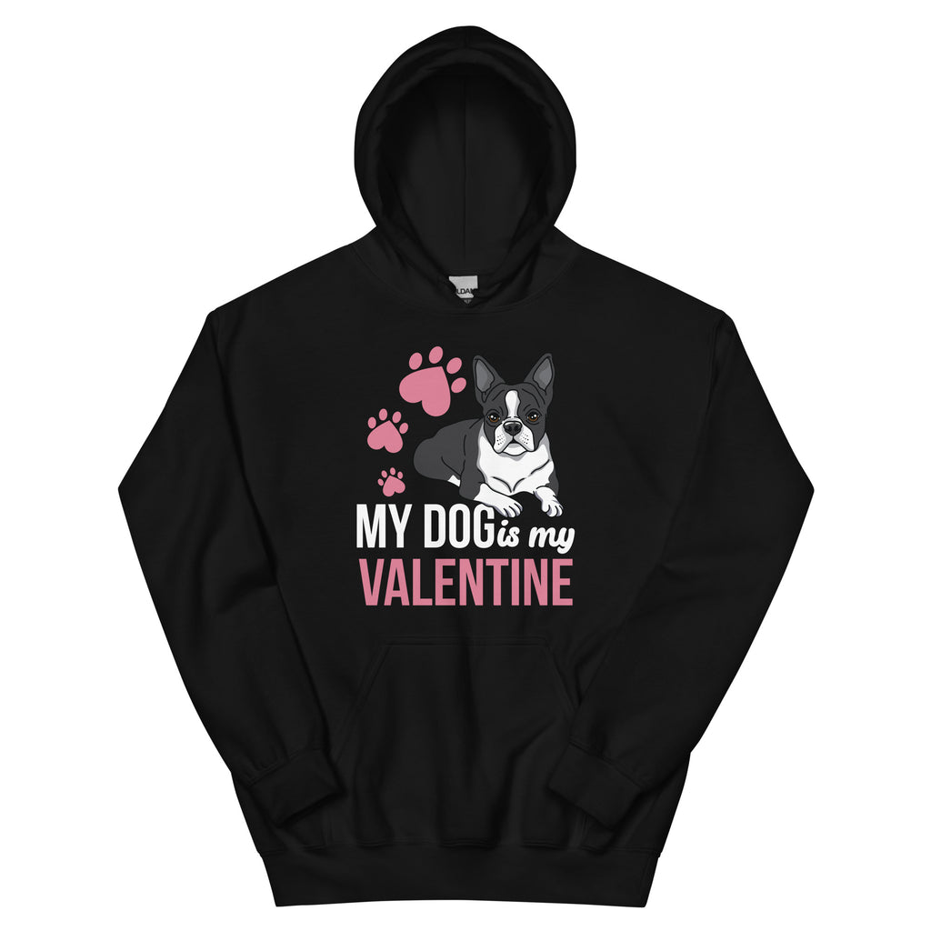 My Dog Is My Valentine Hoodie