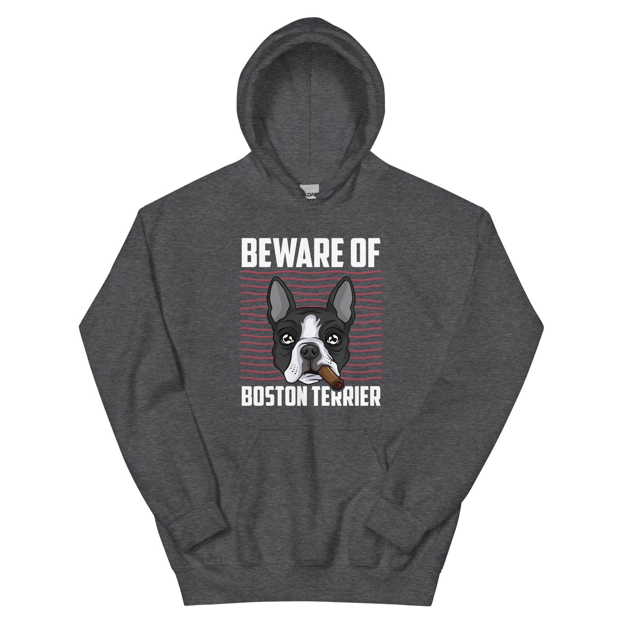 Beware Of Boston Terrier Unisex Hoodie