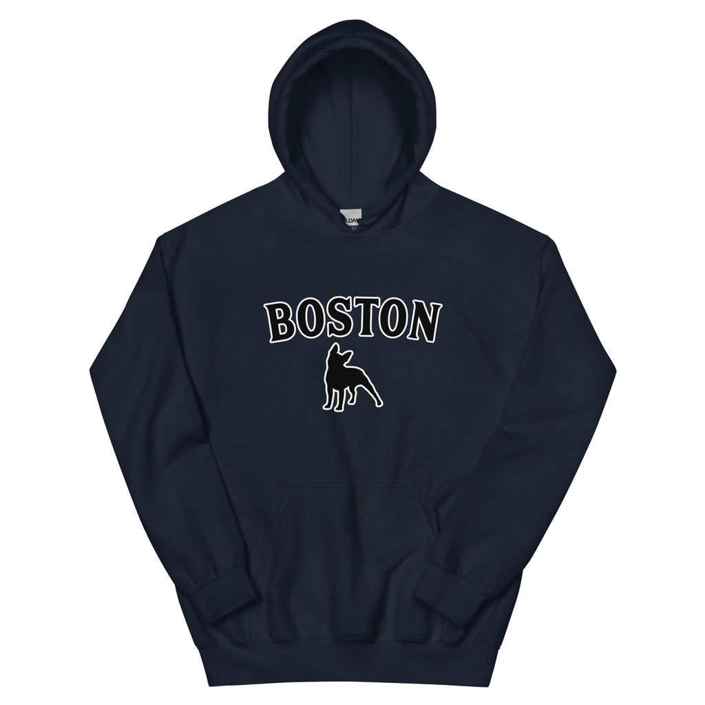 Boston Terrier Embroidered Hoodie