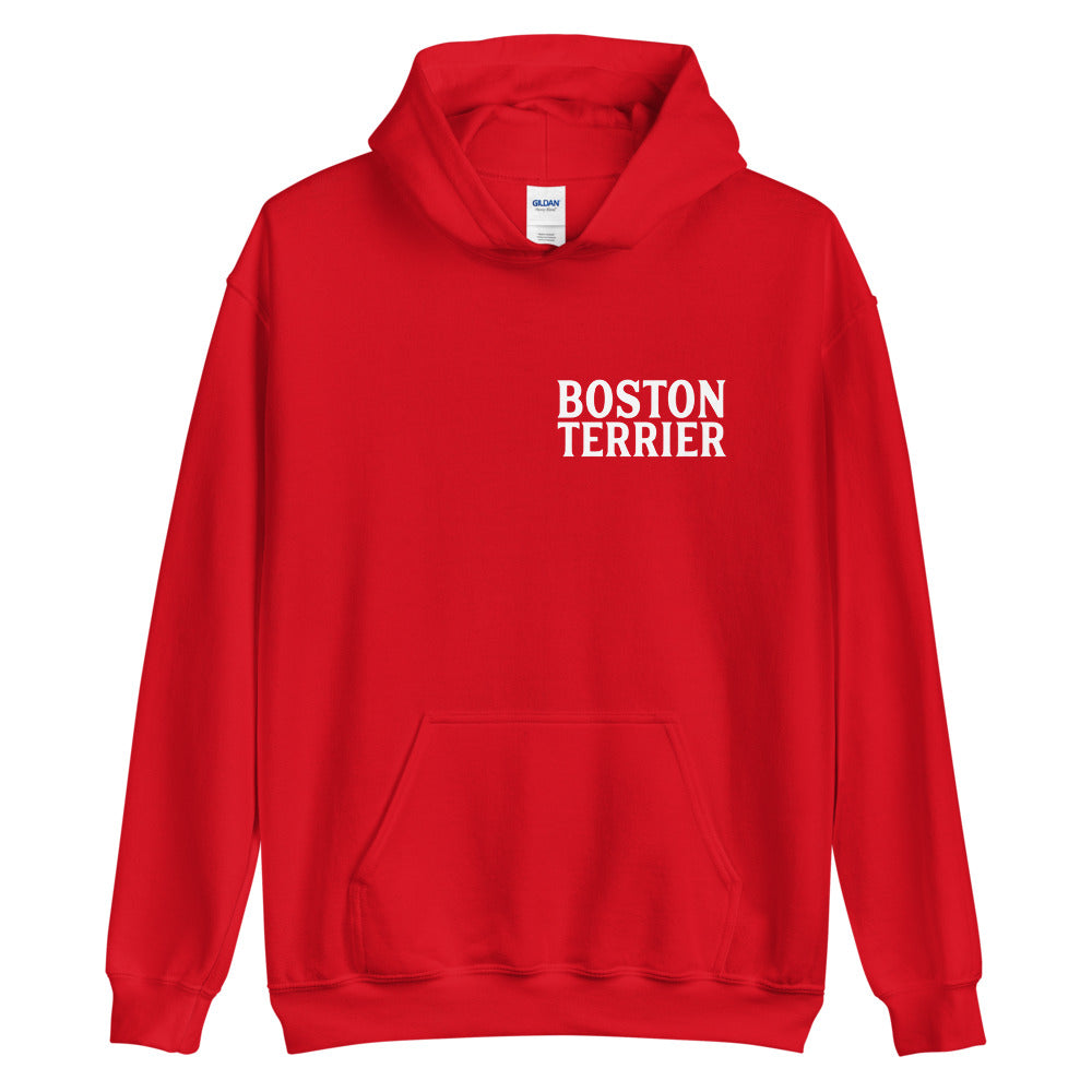 Boston Terrier Hoodie (Two-Sided)