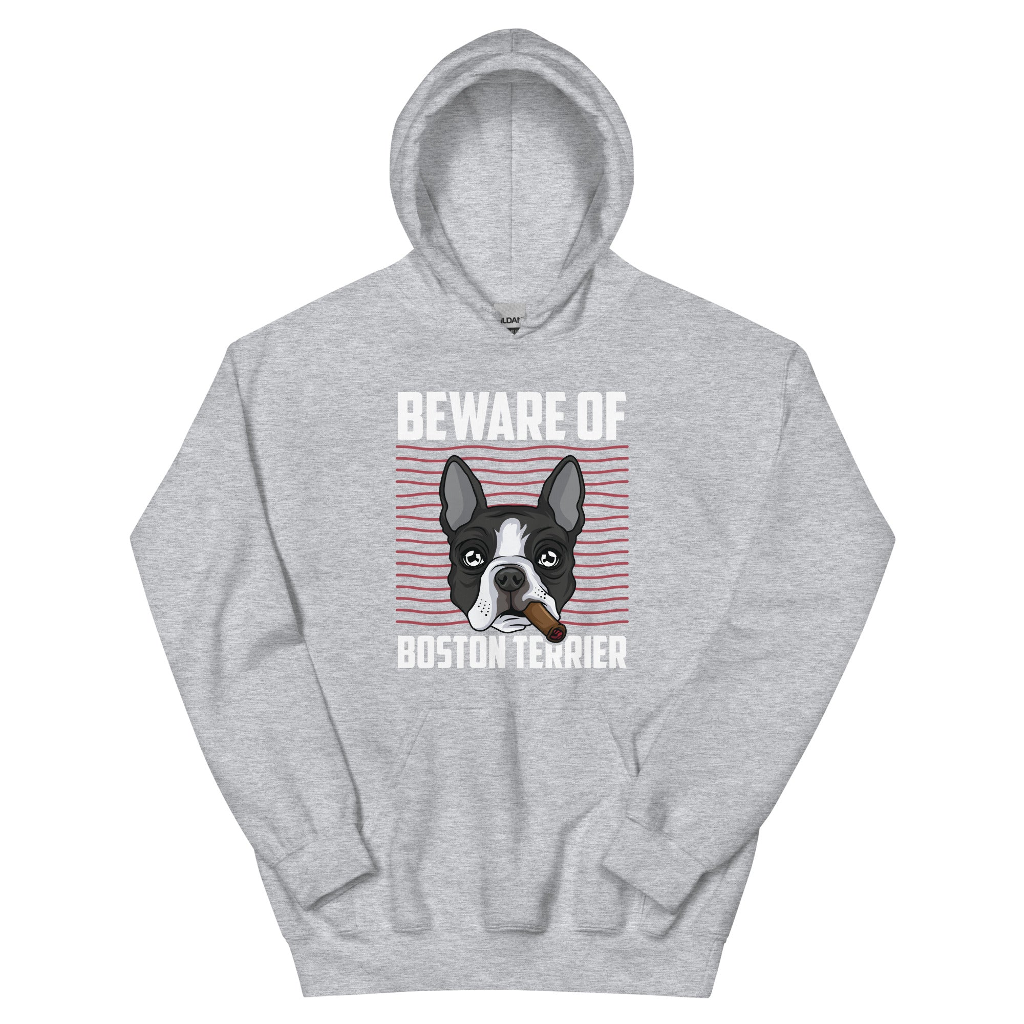 Beware Of Boston Terrier Unisex Hoodie