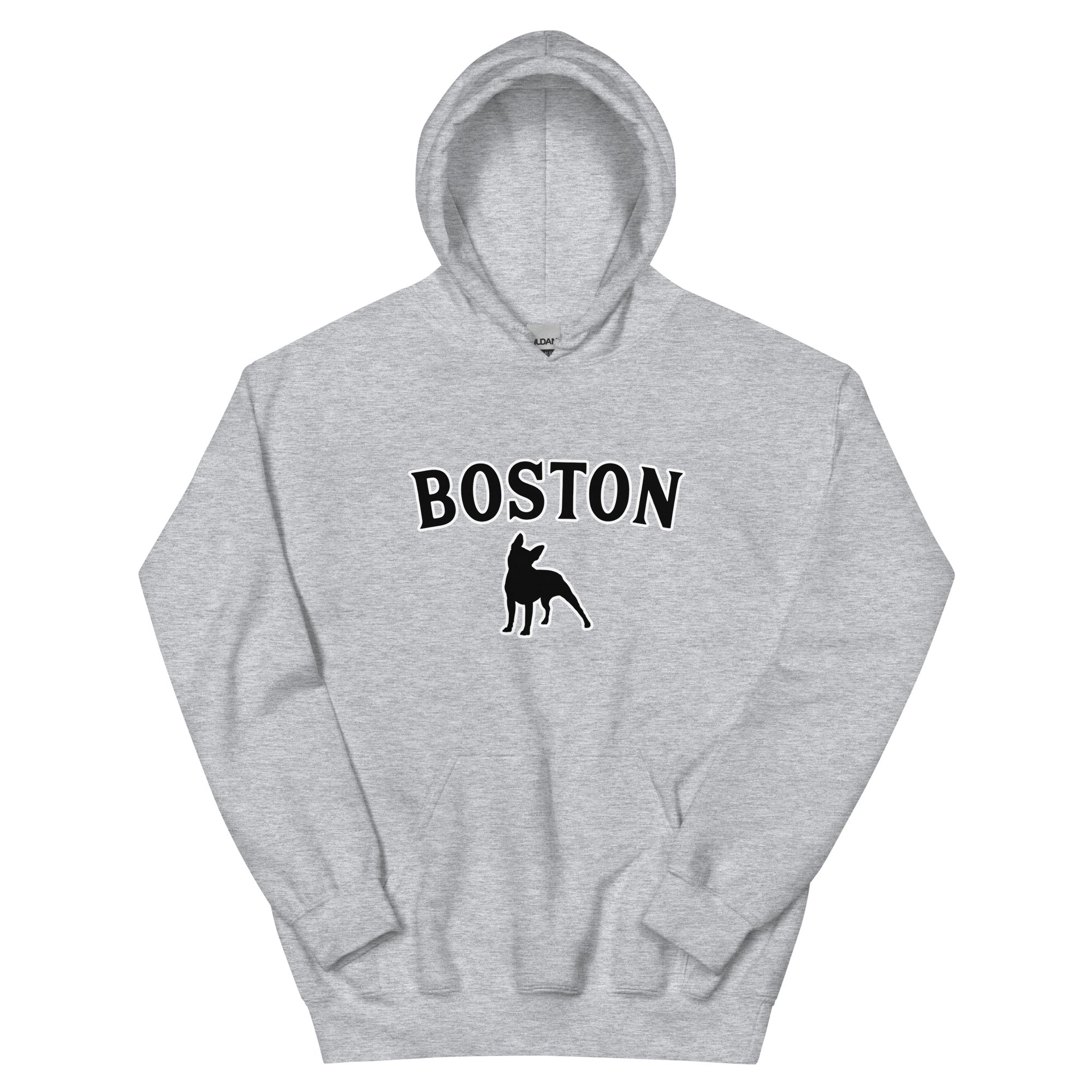 Boston Terrier Embroidered Hoodie