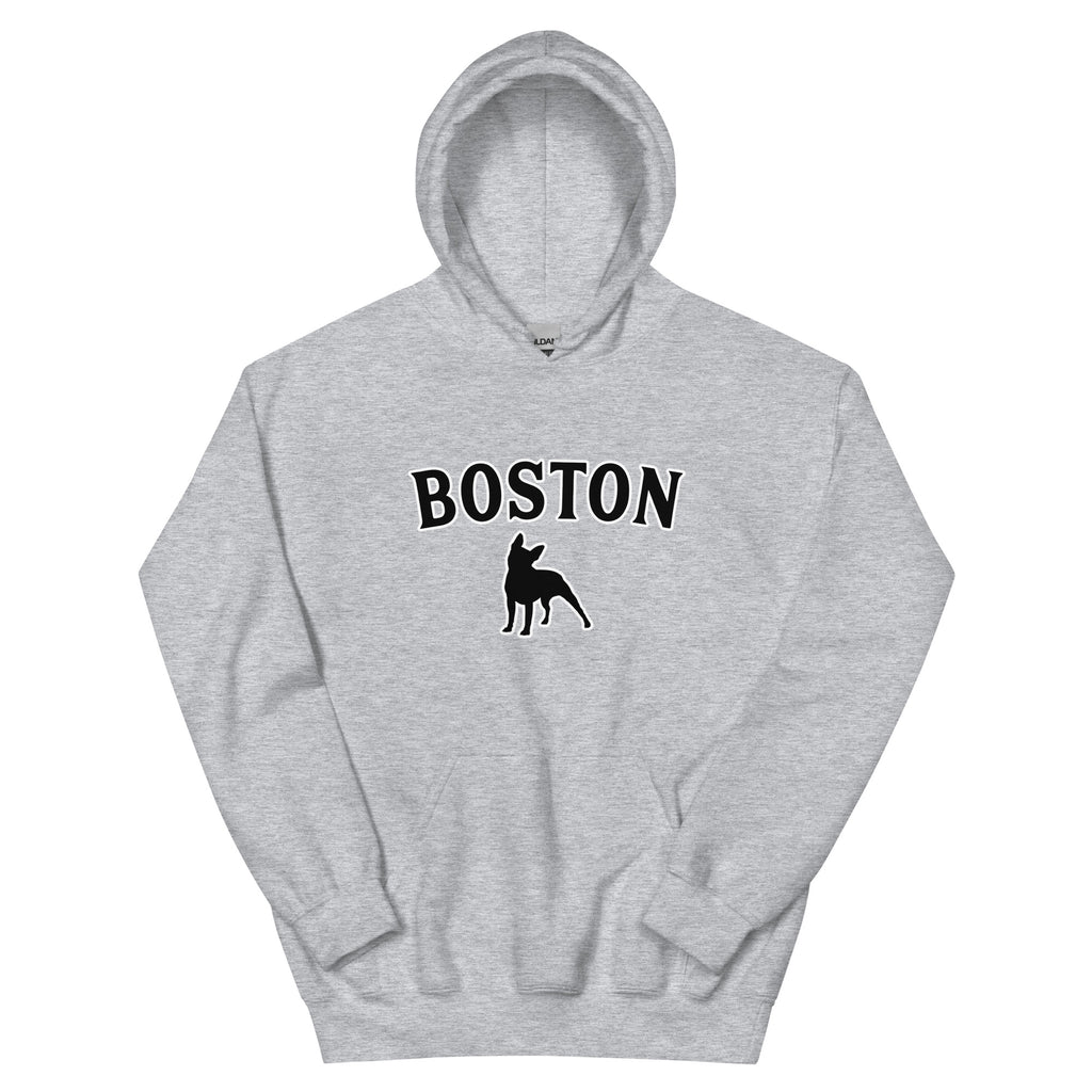 Boston Terrier Embroidered Hoodie