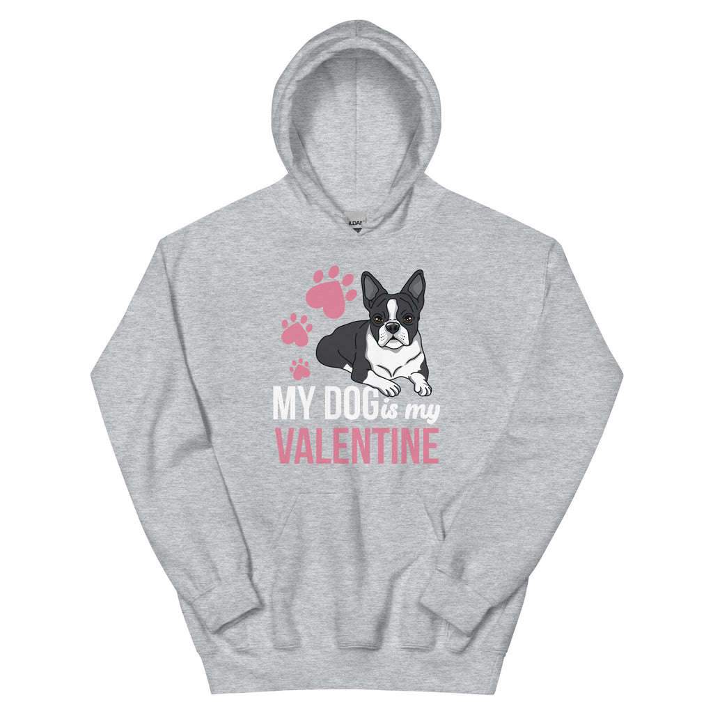 My Dog Is My Valentine Hoodie