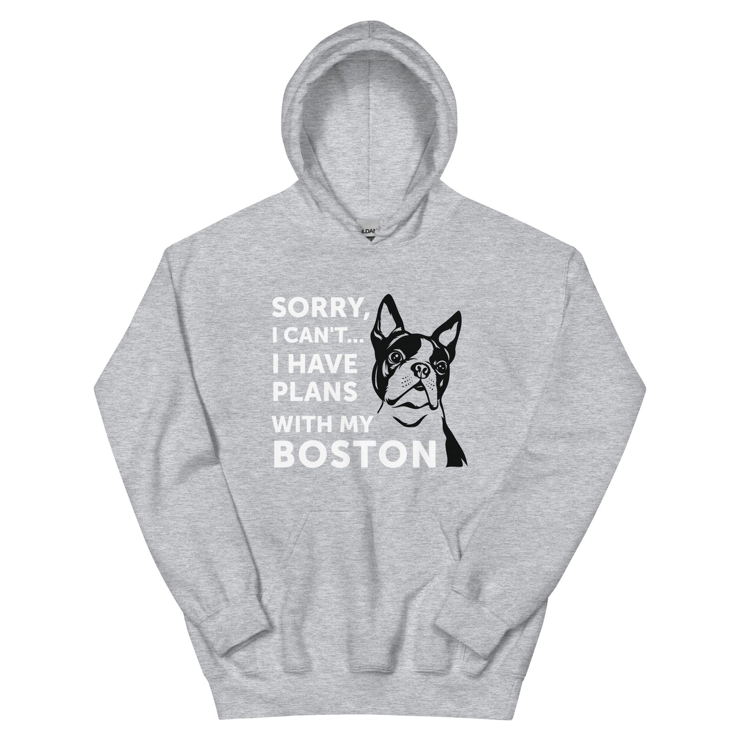 Sorry I Can't... I Have Plans With My Boston Hoodie