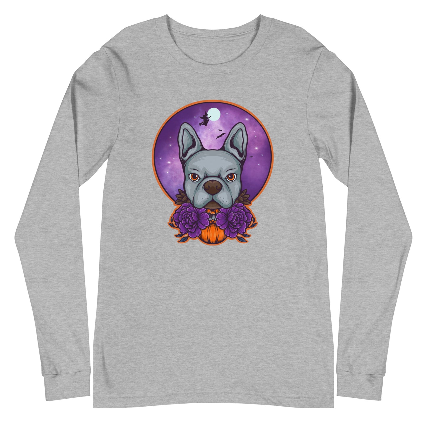 Halloween Boston Terrier Unisex Long Sleeve