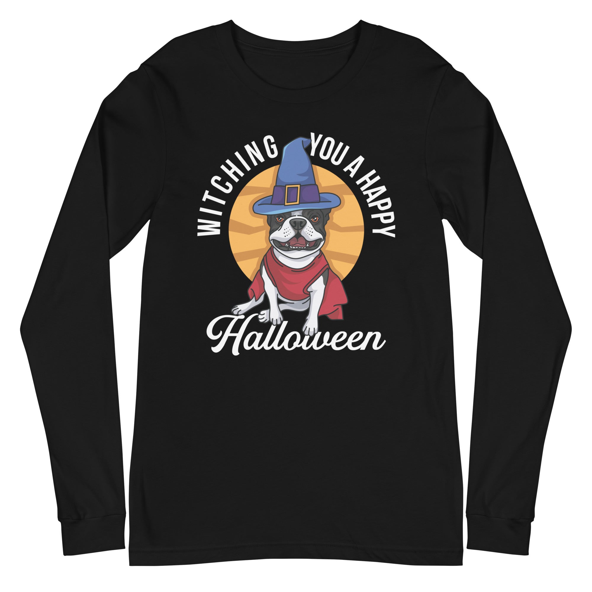 Witching You A Happy Halloween Long Sleeve Tee